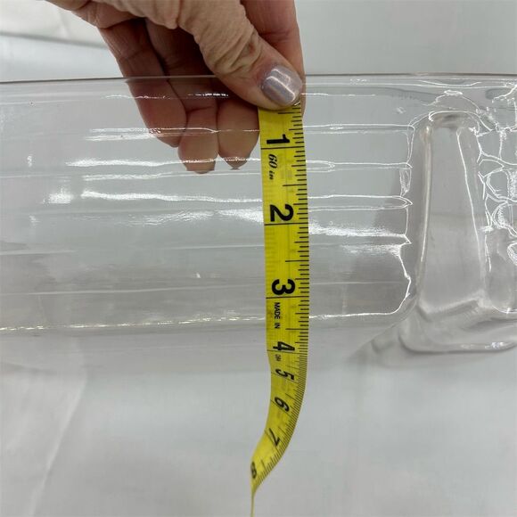 Longaberger Medium Large Basket Liner Protector 4-Compartment Clear Rectangular - Picture 11 of 11